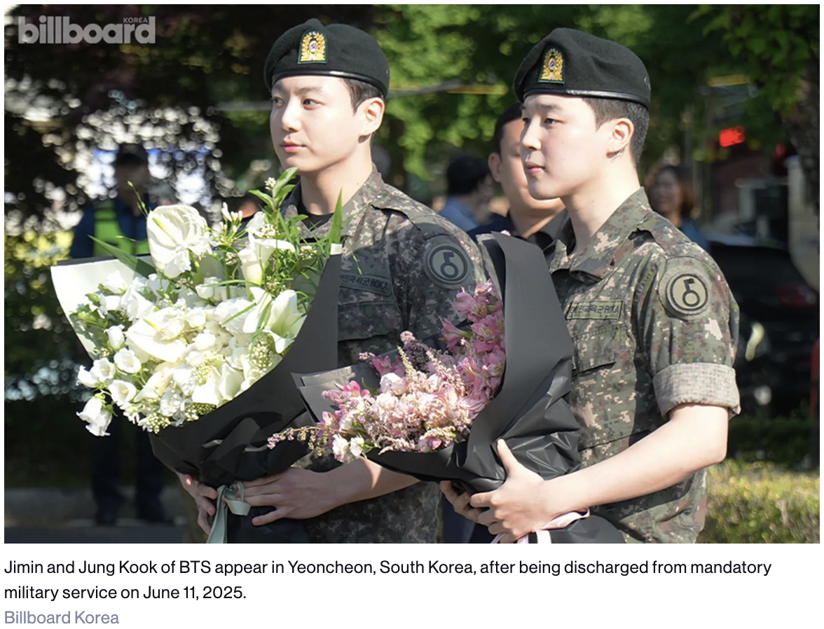BTS members return from military service