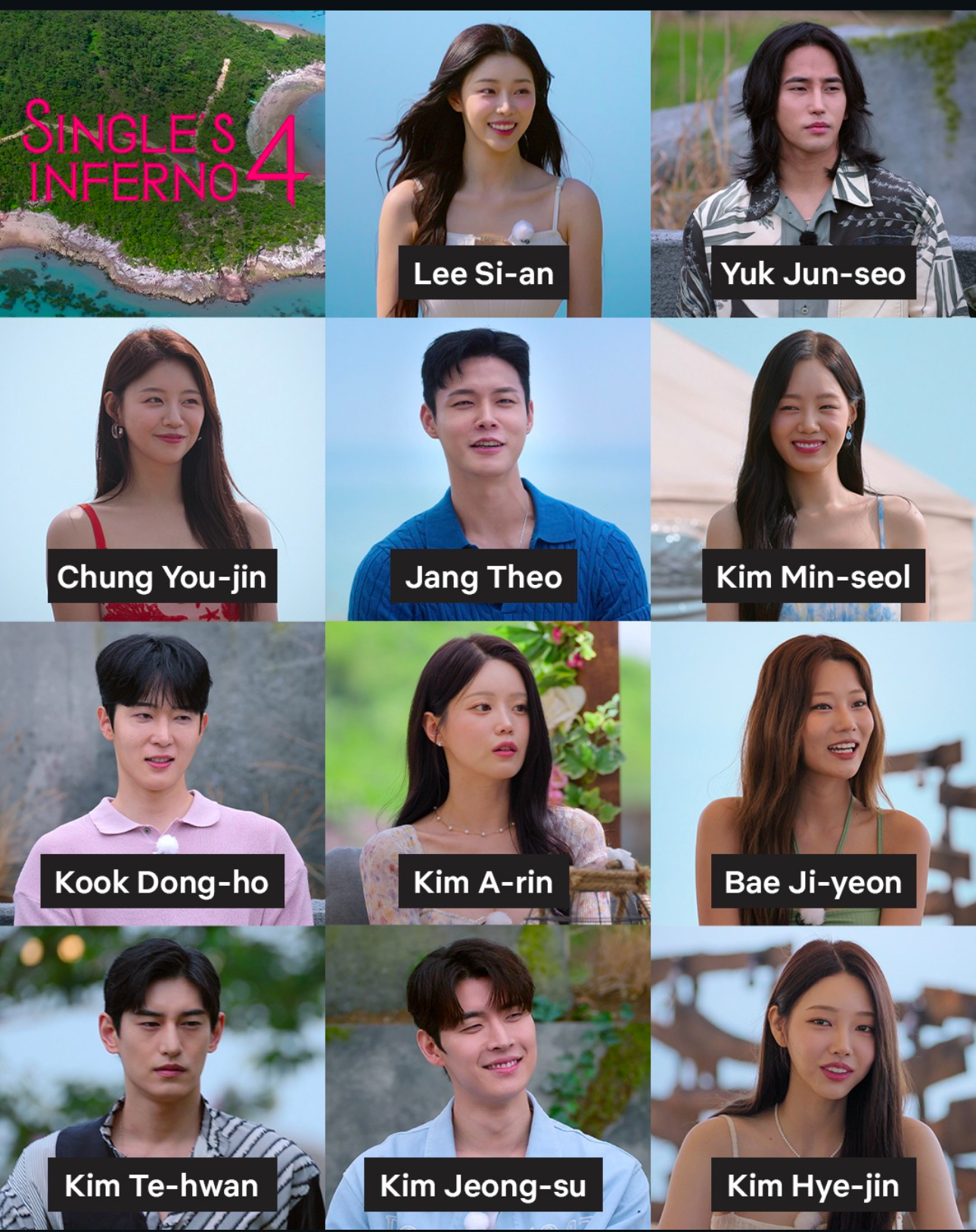 Single's Inferno 4 Cast